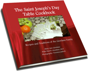The Saint Joseph's Day Table Cookbook cover image